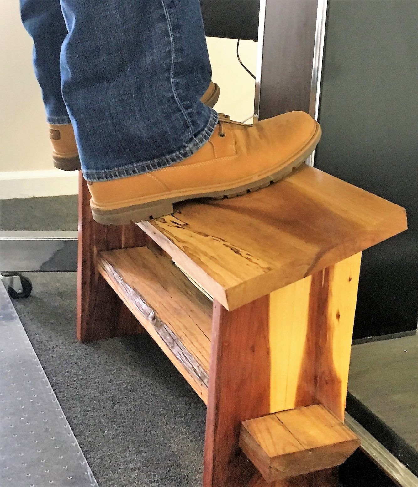 Business Challenge-12 Foot rest build by his father